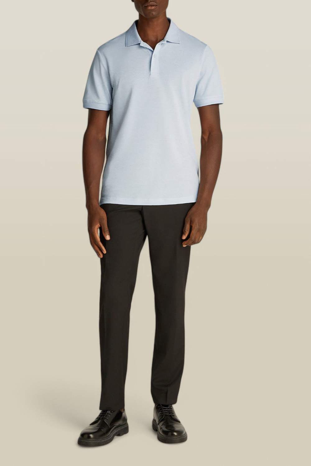 תמונת כל הלוק של חולצת פולו סלים פיט